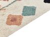 Teppich Baumwolle beige / mehrfarbig 80 x 150 cm geometrisches Muster ESKISEHIR_839652