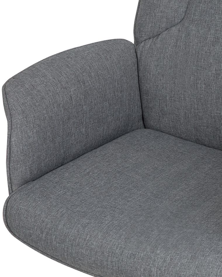 Bürostuhl grau höhenverstellbar PILOT | Beliani.de