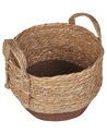 Set of 2 Seagrass Plant Pot Baskets Natural PALADJU_828035