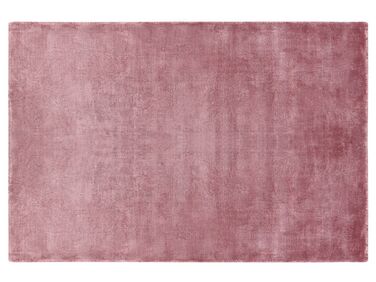 Vloerkleed viscose roze 140 x 200 cm GESI II