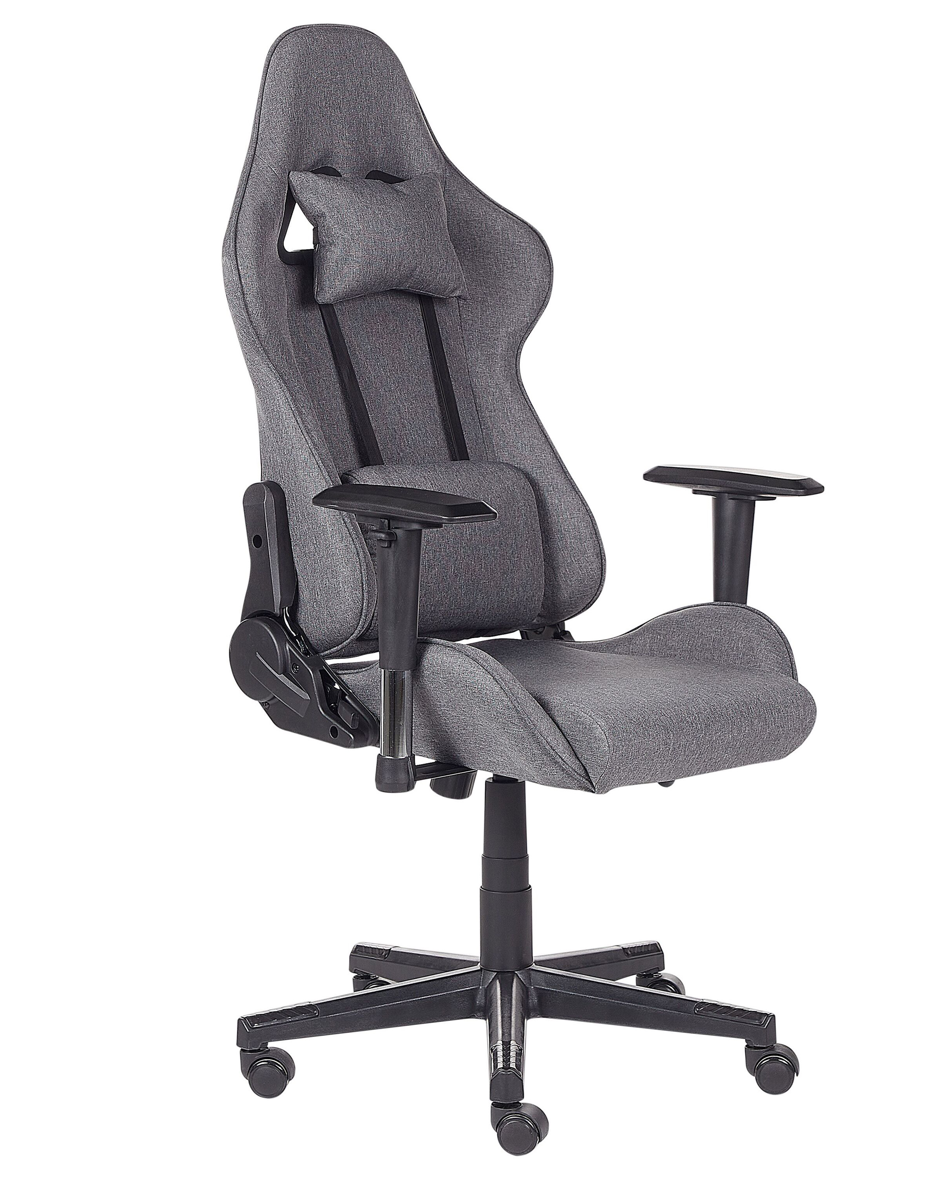 Krzesło biurowe regulowane ciemnoszare WARRIOR_852033