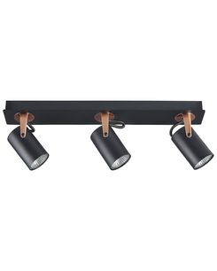 Kattovalaisin 3 polttimoa metalli musta KLIP Kattovalaisin 3 polttimoa metalli musta KLIP