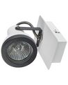  Sæt med 2 spotlight væglamper i metal hvid og sort BARO_828851