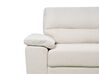 Conjunto de sofás com 5 lugares em tecido creme claro VOGAR_901167