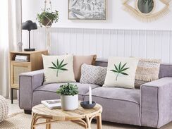 Koristetyyny vihreä kirjailtu 45 x 45 cm 2 kpl DAVALLIA Koristetyyny vihreä kirjailtu 45 x 45 cm 2 kpl DAVALLIA