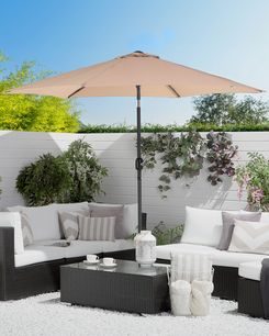 Aurinkovarjo hiekanruskea ⌀ 270 cm VARESE Aurinkovarjo hiekanruskea ⌀ 270 cm VARESE