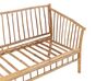 4 Seater Bamboo Wood Garden Sofa Set White MAGGIORE_835825