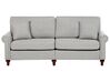 Conjunto de sofás 5 lugares em tecido cinzento claro GINNERUP_894809