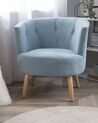 Fabric Tub Chair Blue ODENZEN_763675