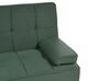 Háromszemélyes zöld kárpitozott kanapéágy RONNE_898211