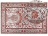 Teppich Baumwolle mehrfarbig Bumenmuster 200 x 300 cm Kurzflor BINNISZ_852593