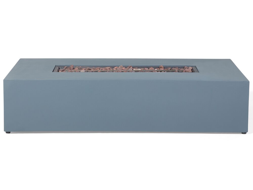 Feuerstelle grau Leichtbeton rechteckig PAVO | Beliani.de