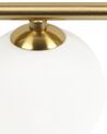 Candeeiro de parede para 4 lâmpadas dourado 70 cm YANGO_872715