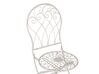 Conjunto de 2 cadeiras de jardim em metal branco STIFFE _856132