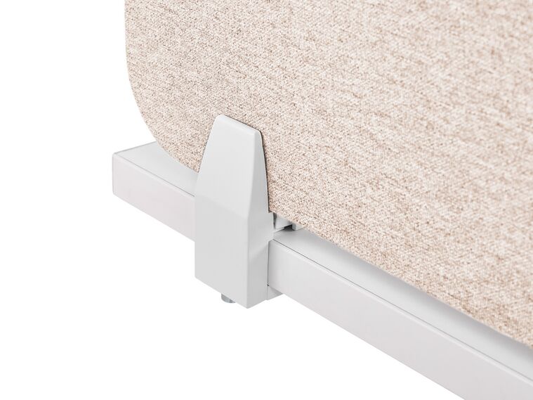 Pannello Divisorio Fonoassorbente Beige 130x40 Cm - Per Scrivania