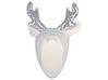 Plush Animal Head Wall Décor Roe Deer White SUZY_868210