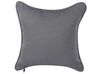 Right Hand Boucle Chaise Lounge Dark Grey CHEVANNES_895424
