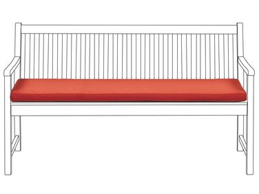 Polštář  na lavičku 152 x 54 cm červená VIVARA