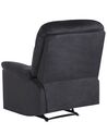 Velvet Recliner Chair Black ESLOV_779814