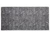 Tapis en viscose gris foncé et argentée au motif taches 80 x 150 cm ESEL_762547