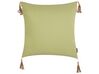 Set of 2 Cushions 45 x 45 cm Green CHMISTAR_902029