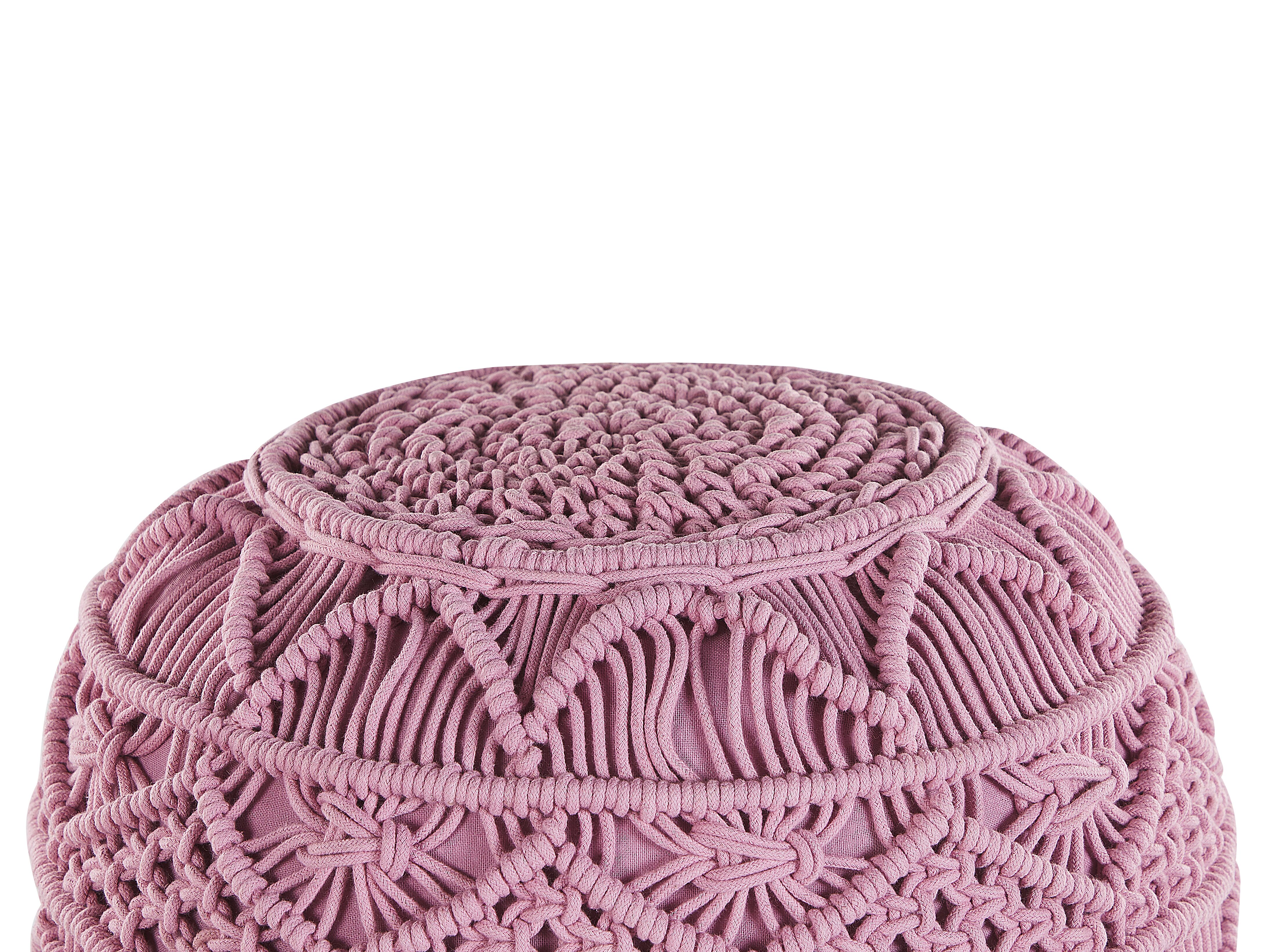 Puf ø 40 cm różowy KAYSERI