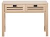 2 Drawer Console Table Light Wood RANDA_873268
