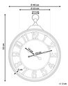 Relógio de parede castanho ø 52 cm ALCOBA_827749