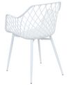 Conjunto de 2 sillas de comedor blancas NASHUA II_861865