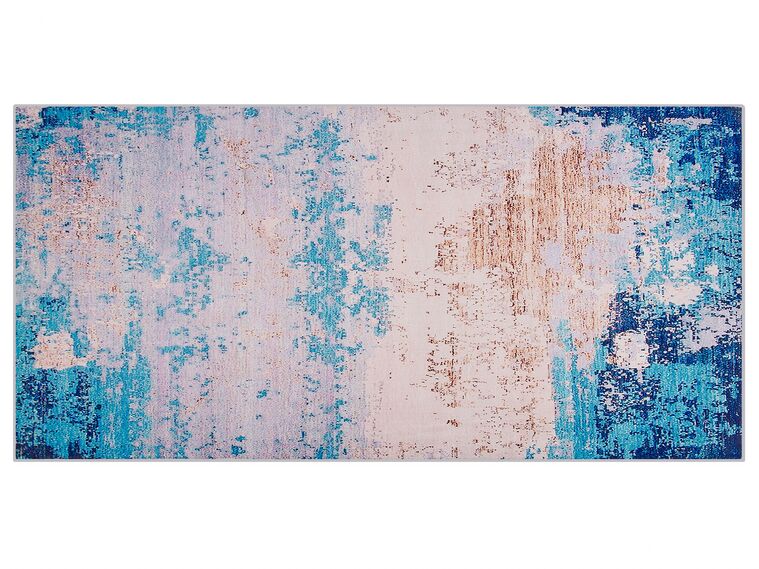 Koberec 80 x 150 cm modrá/béžová INEGOL_717022