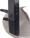 Schreibtischlampe LED Metall messing 40 cm verstellbar mit USB-Port CHAMAELEON_854137