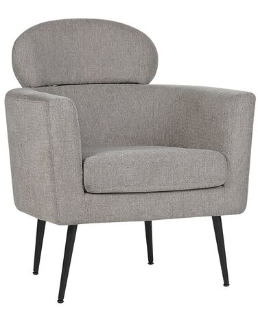 Fabric Armchair Taupe SOBY