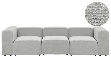 3-Sitzer Sofa Cord grau FALSTERBO