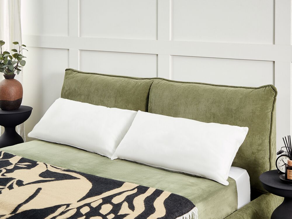 Bed pillow set top
