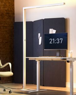 LED-lattiavalaisin alumiini valkoinen SAGITTA LED-lattiavalaisin alumiini valkoinen SAGITTA