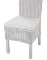 Conjunto de 2 cadeiras em rattan branco ANDES_767379