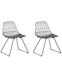 Tuoli teräs musta 2 kpl HARLAN Tuoli teräs musta 2 kpl HARLAN