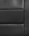 Faux Leather Heated Massage Chair Black GRANDEUR II_816134