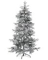 Snowy Christmas Tree 210 cm White TOMICHI _782993