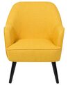 Fabric Armchair Yellow LOKEN_550160