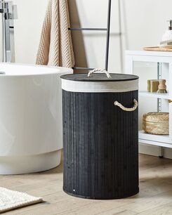 Bambukori musta ⌀ 40 cm SANNAR