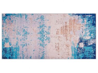Tapis bleu 80 x 150 cm INEGOL
