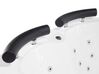 Right Hand Whirlpool Corner Bath with LED 1600 x 1130 mm White PARADISO_680860