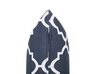 Gartenkissen marineblau marokkanisches Muster 40 x 40 cm 2er Set SOFADES_799404