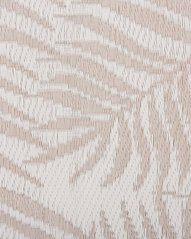 Alfombra beige/blanco 60 x 105 cm KOTA | Beliani.es