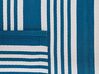 Tappeto da esterno azzurro 120 x 180 cm ELURU_734049