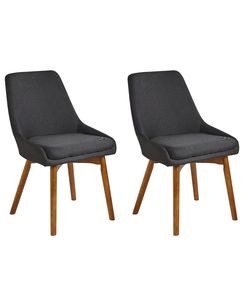 Tuoli kangas musta 2 kpl MELFORT