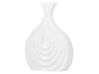 Dekorativní kameninová váza 25 cm bílá THAPSUS_734334