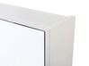 Kúpelňová zrkadlová skrinka biela / strieborná 60 x 60 cm NAVARRA_811254