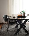 Set of 2 Dining Chairs Black ELBERT_684953